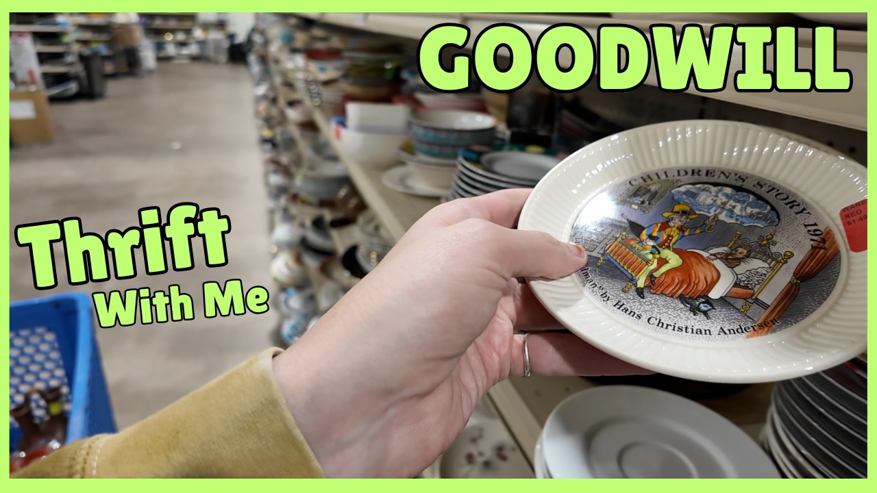 That's a nice one at Goodwill thrift store haul