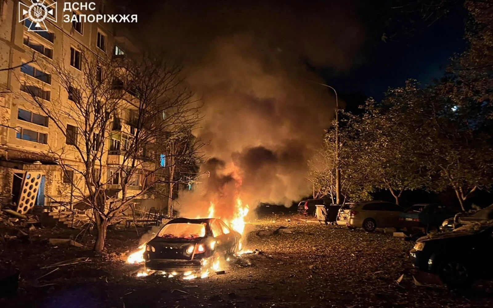 Five killed, energy infrastructure damaged in Russian air attack on Ukraine