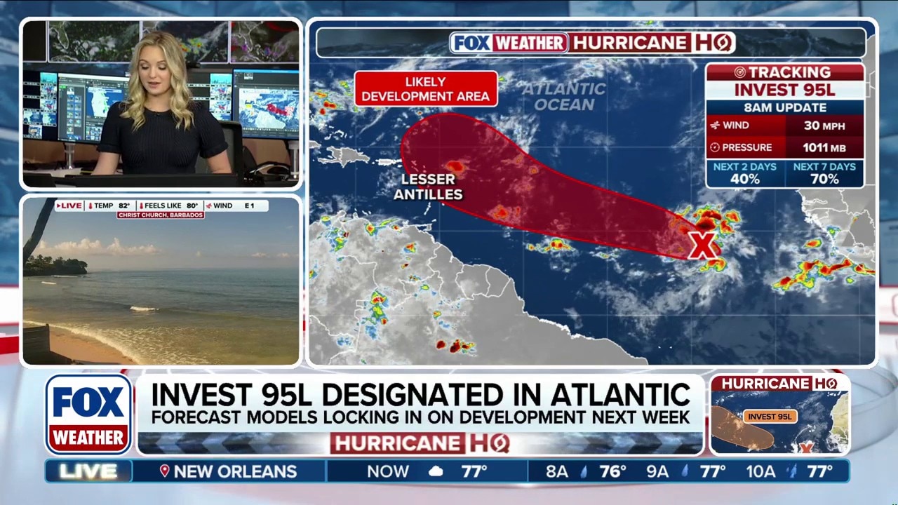 Invest 95L likely to become tropical depression this week