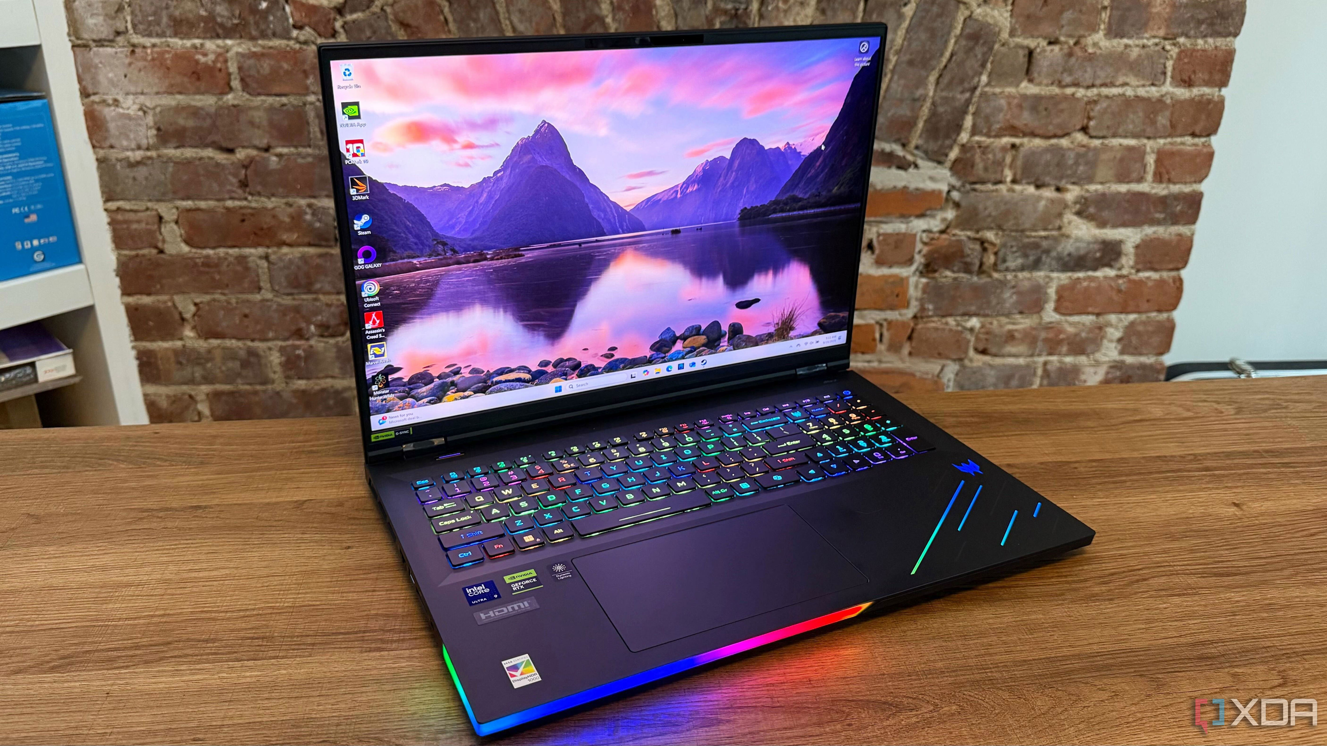 Acer's Predator Helios 18 has as much RGB as it does graphics power