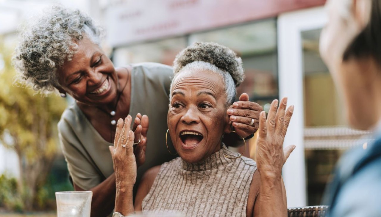 Picture of older women smiling