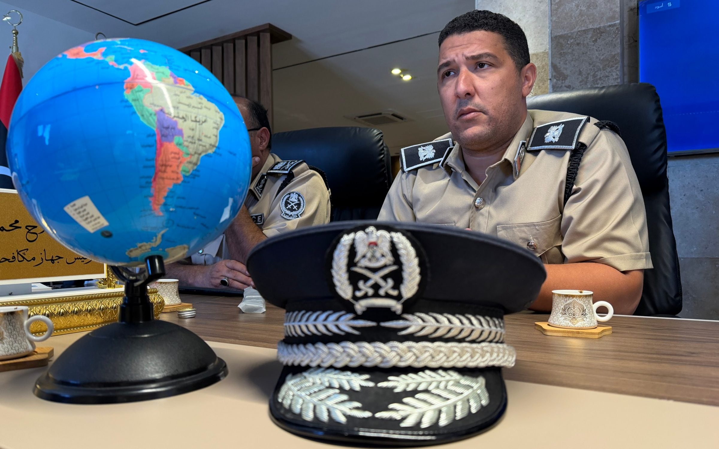 Maj Gen Khaled Al-Sreir wants to stop Libya being used as a corridor for migration from Sudan - Isabel Oakeshott