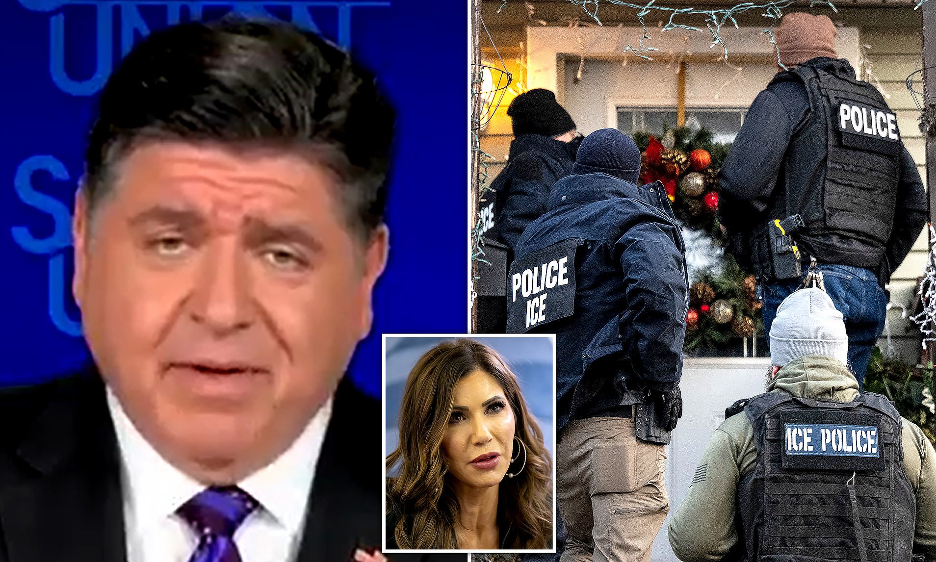 Illinois Governor has meltdown on-air as he accuses Trump of CREATING ...