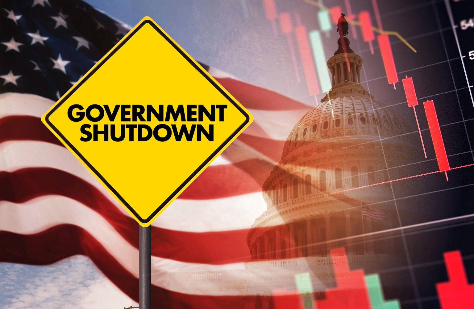 Prediction markets raise odds of prolonged government shutdown