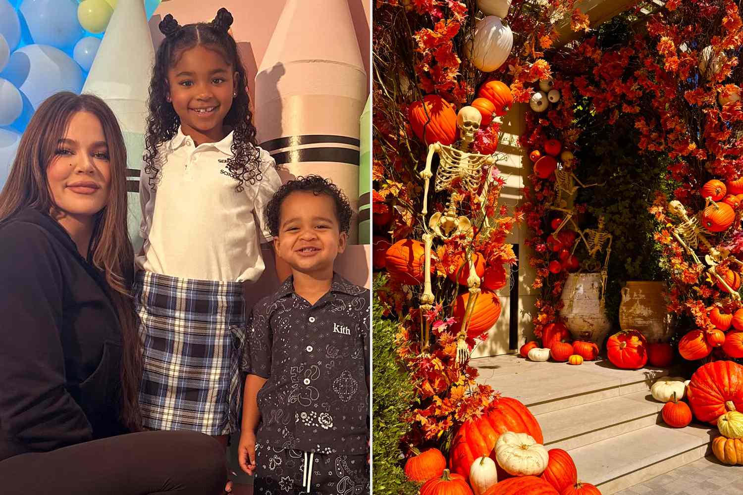 Khloé Kardashian Shows Off Lavish Halloween Décor for Her ‘Kiddos’ True