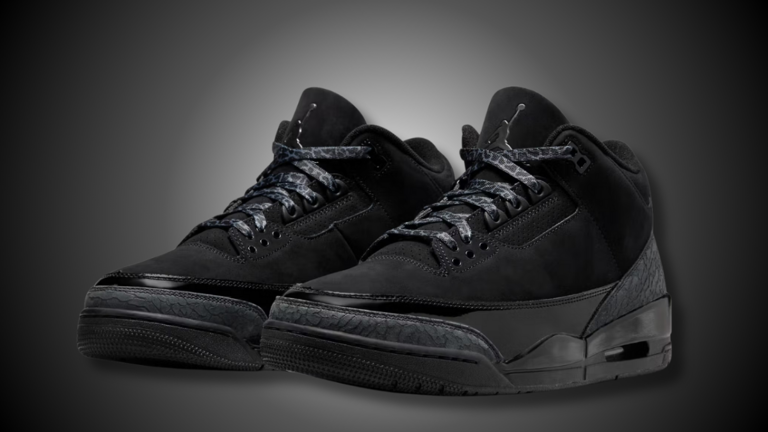 Air Jordan 3 'Black Cat' a Triple Black Beauty - Where to Buy