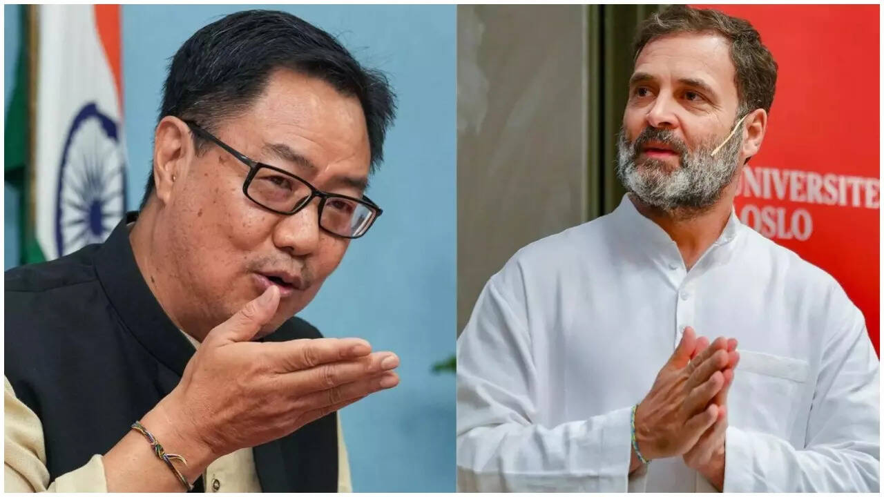 'Show me one LoP who ... ': Kiren Rijiju slams Rahul Gandhi's remarks in Colombia; rebuts Congress