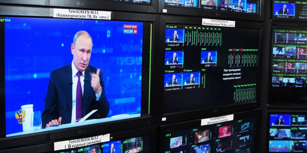 Putin’s propaganda machine infiltrates US far-right in secret operation