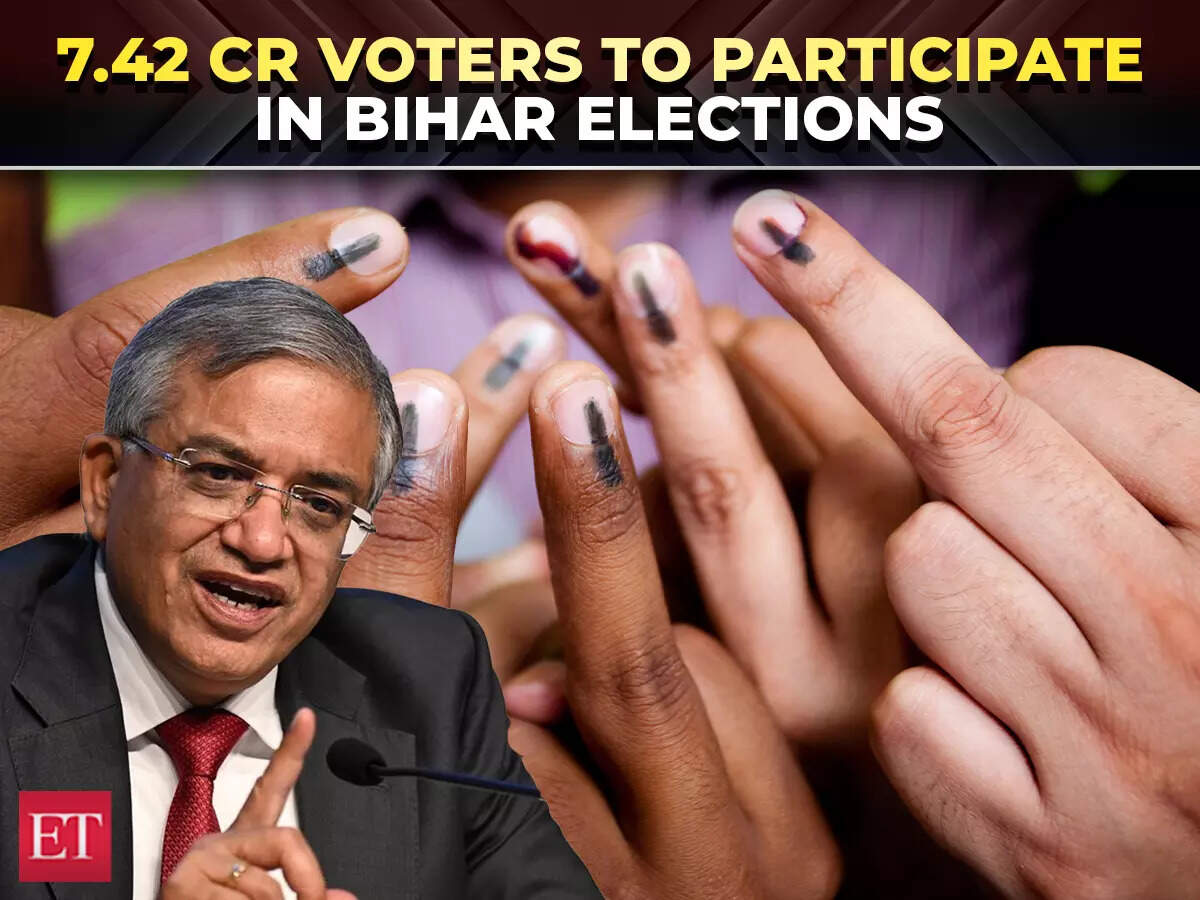 Bihar Elections 2025: 7.42 Cr voters, 14 Lakh first-timers, 90,712 ...