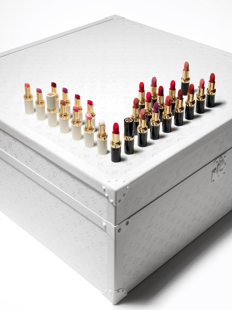 LV Rouge lipsticks are available in matte and satin finishes. Courtesy of Louis Vuitton