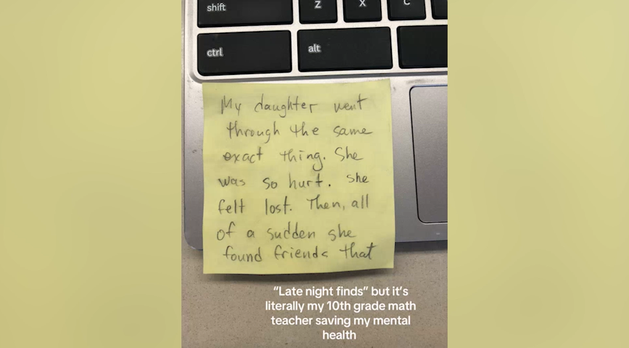 Note Teacher Left For Struggling 10th Grader Melts Hearts