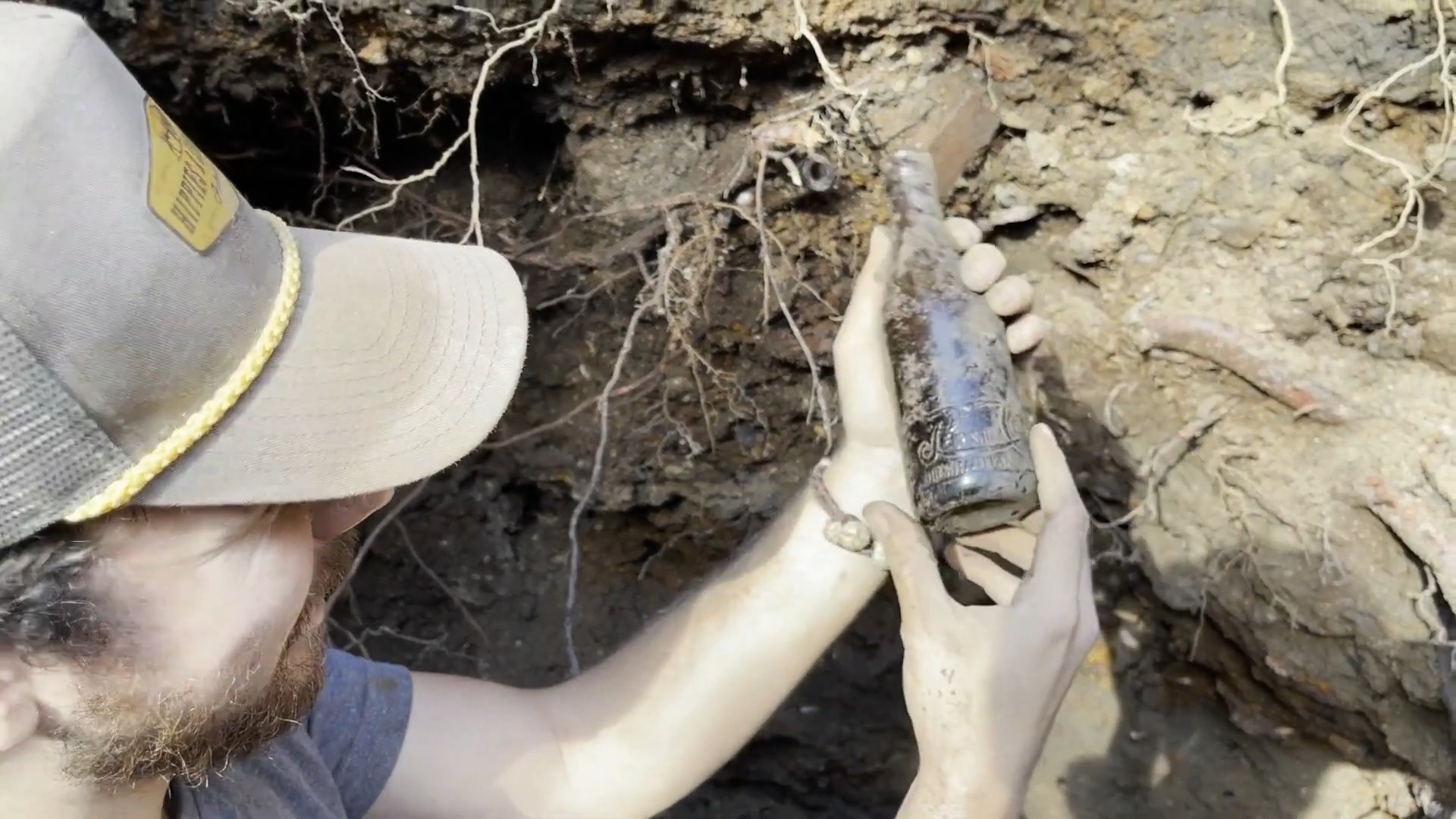 We dug the deepest hole yet and found a gun + Pepsi history!