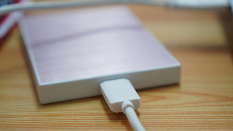 Connecting an external hard disk to a car USB port is generally not a good idea.