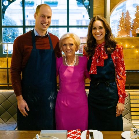 @kensingtonroyal/Instagram Prince William, Dame Mary Berry, and Kate Middleton