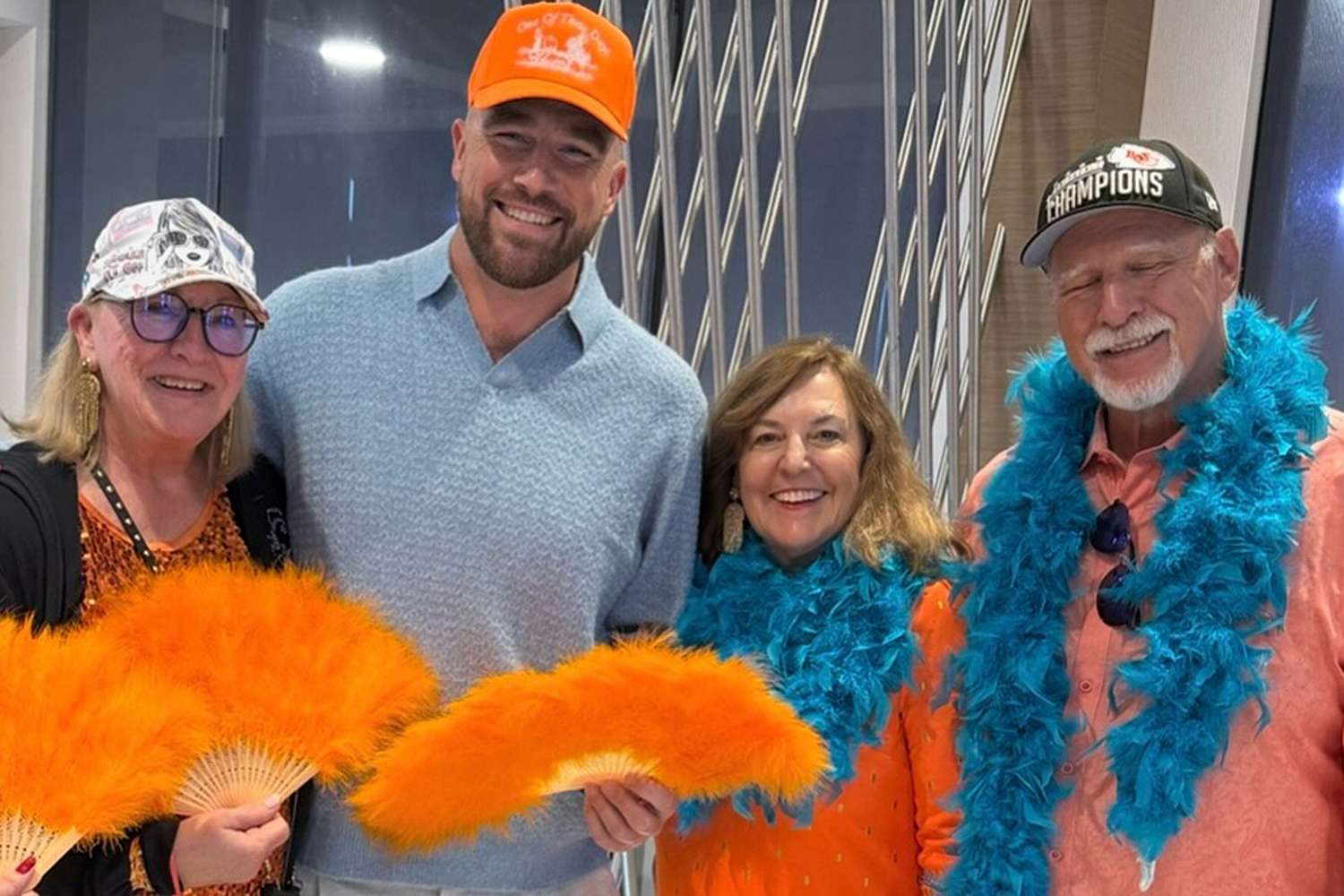 Donna Kelce Rocks Taylor Swift Merch to Visit Travis Kelce After Her