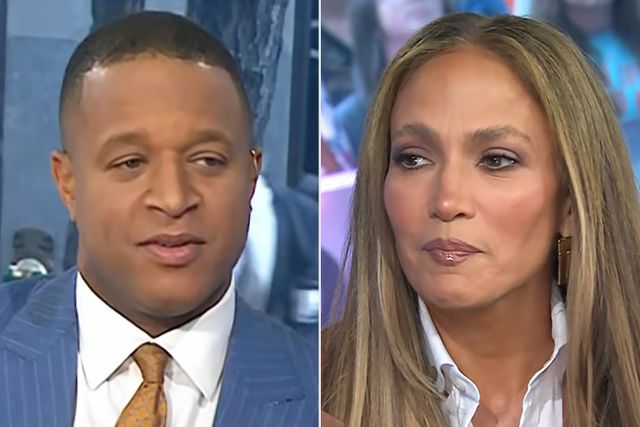 The Today Show/NBC Craig Melvin, Jennifer Lopez