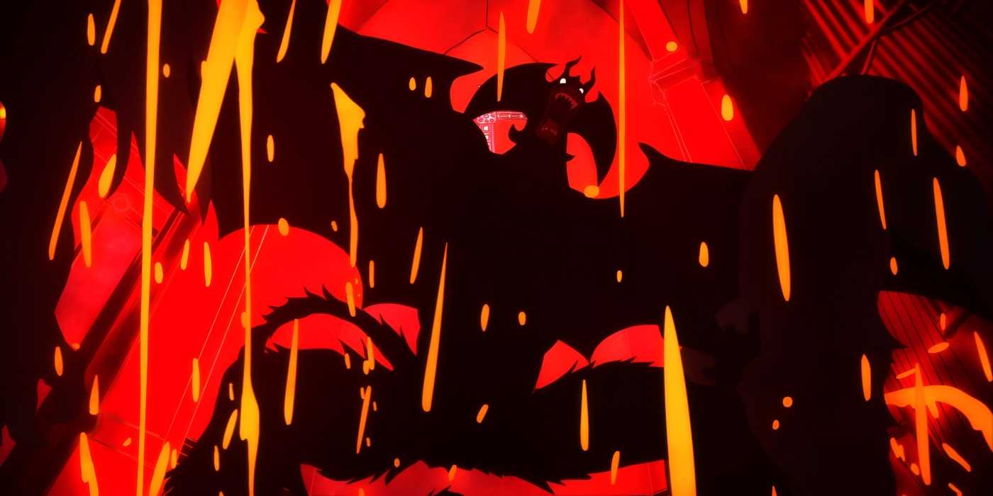 Akira merges with Amon and becomes Devilman from Devilman Crybaby.
