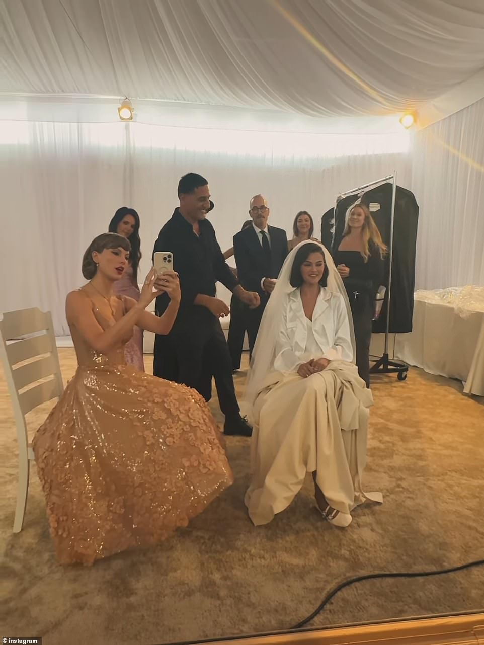 Selena Gomez shares new photos with Taylor Swift from her wedding