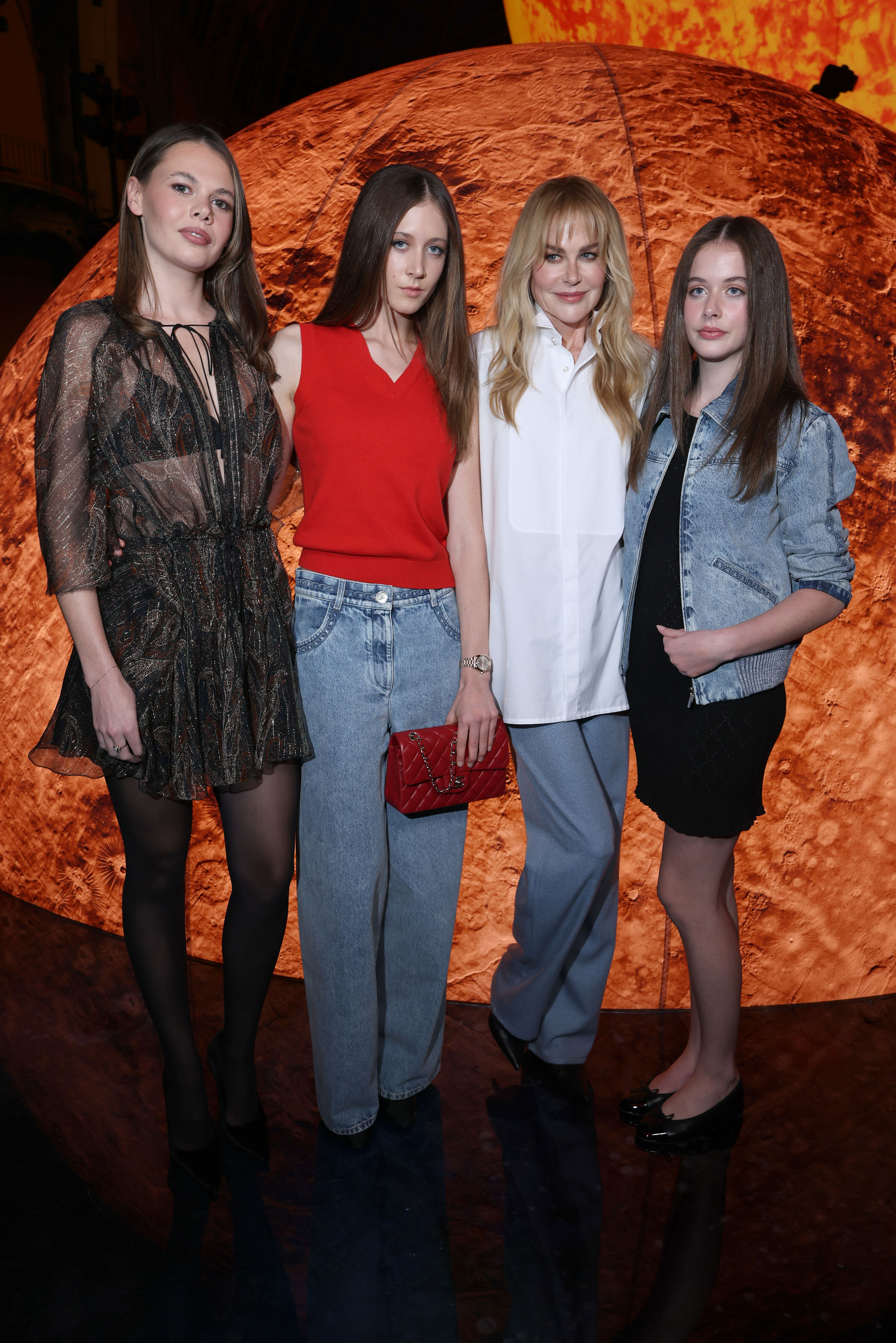 Nicole Kidman debuts breakup bangs and coordinates with daughters