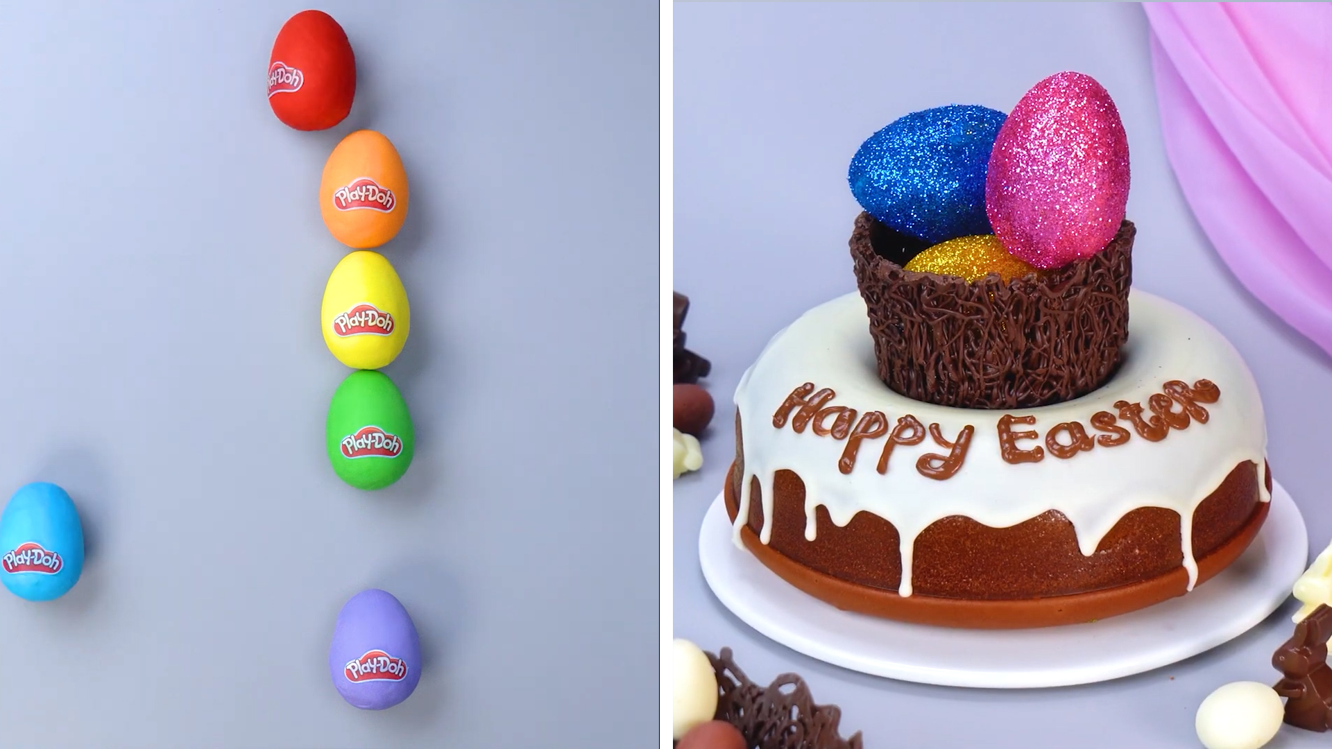 How to Make Easter Egg Cake How to Make Easter Egg Cake