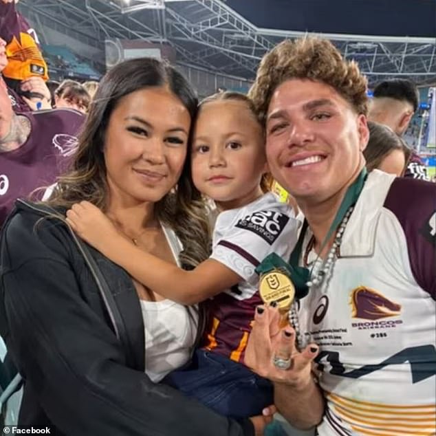 Reece Walsh reunites with his ex at the NRL grand final after they had ...
