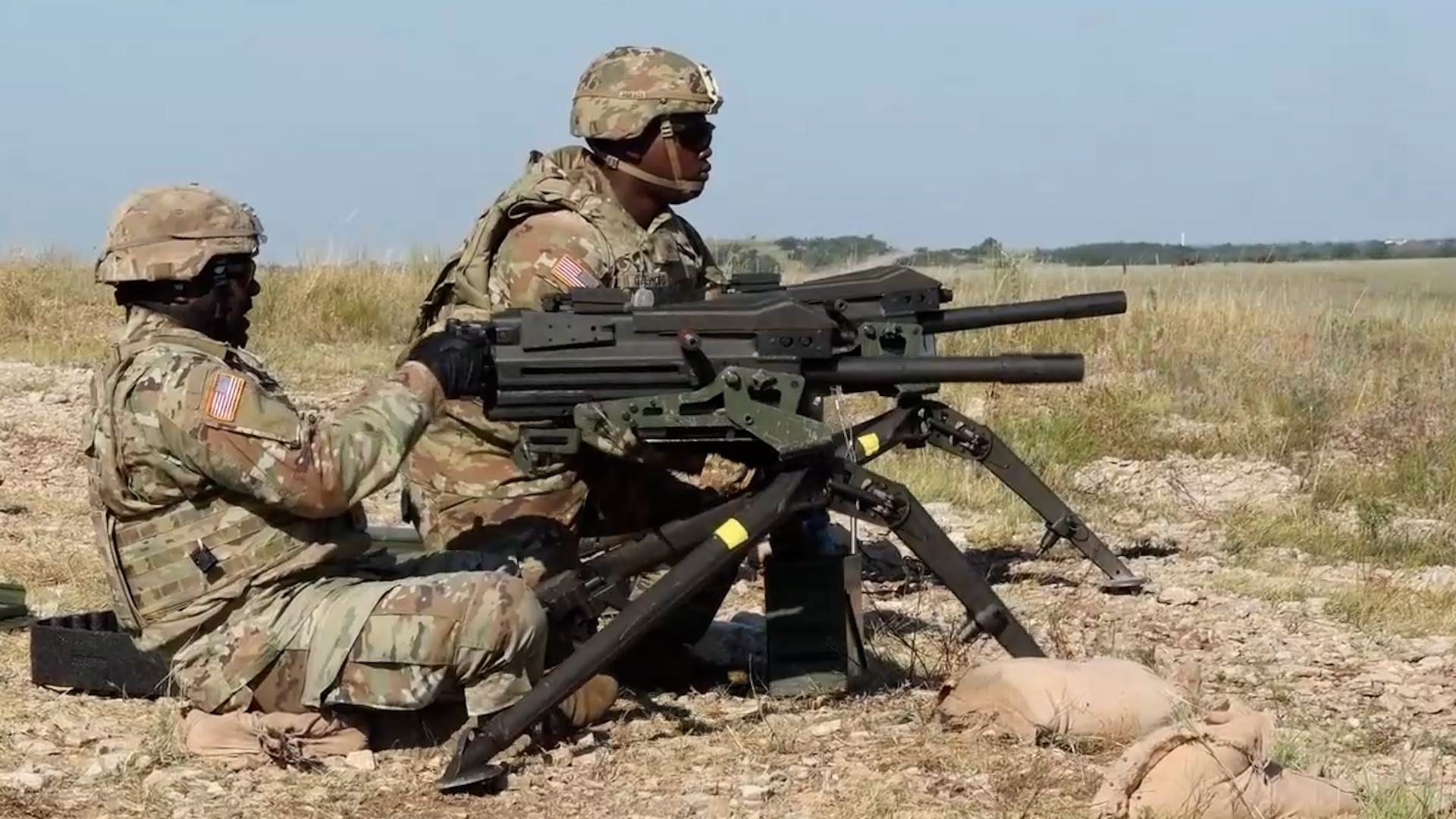 US Army training met granaatwerpers