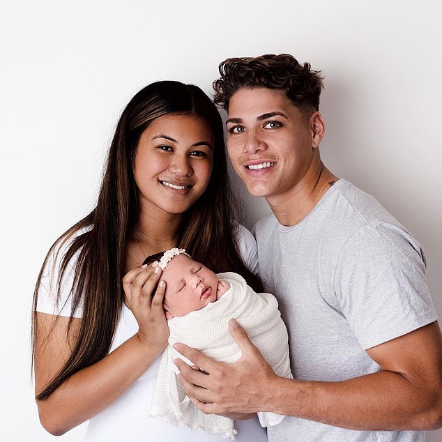 Reece Walsh reunites with his ex at the NRL grand final after they had ...