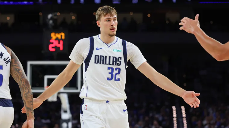 Cooper Flagg Stats Mavericks Rookie Plays One Half In Preseason Debut 