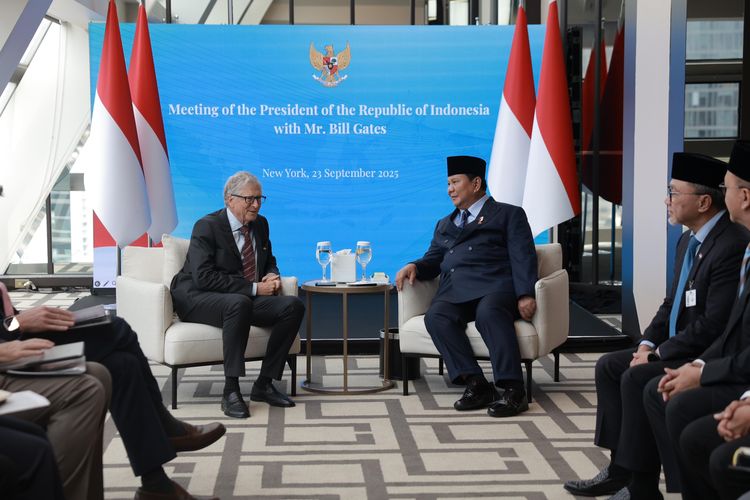 Prabowo: Bantuan Bill Gates untuk Indonesia Luar Biasa
