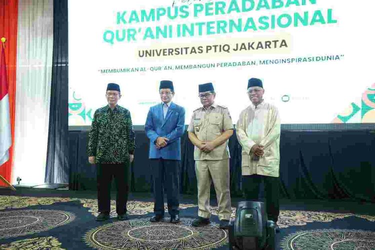 Pramono Resmikan Universitas PTIQ Jakarta, Kampus Peradaban Qur’ani Global
