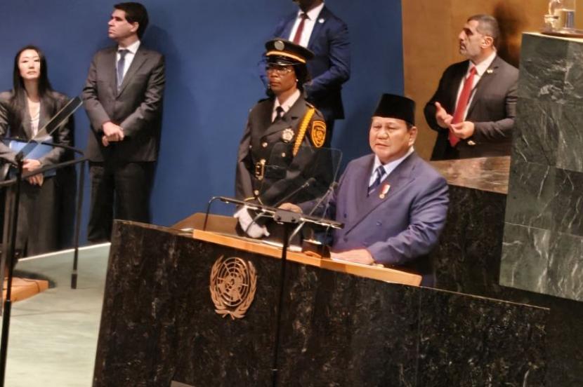 Presiden Prabowo Soroti Kepedihan Indonesia di Sidang PBB