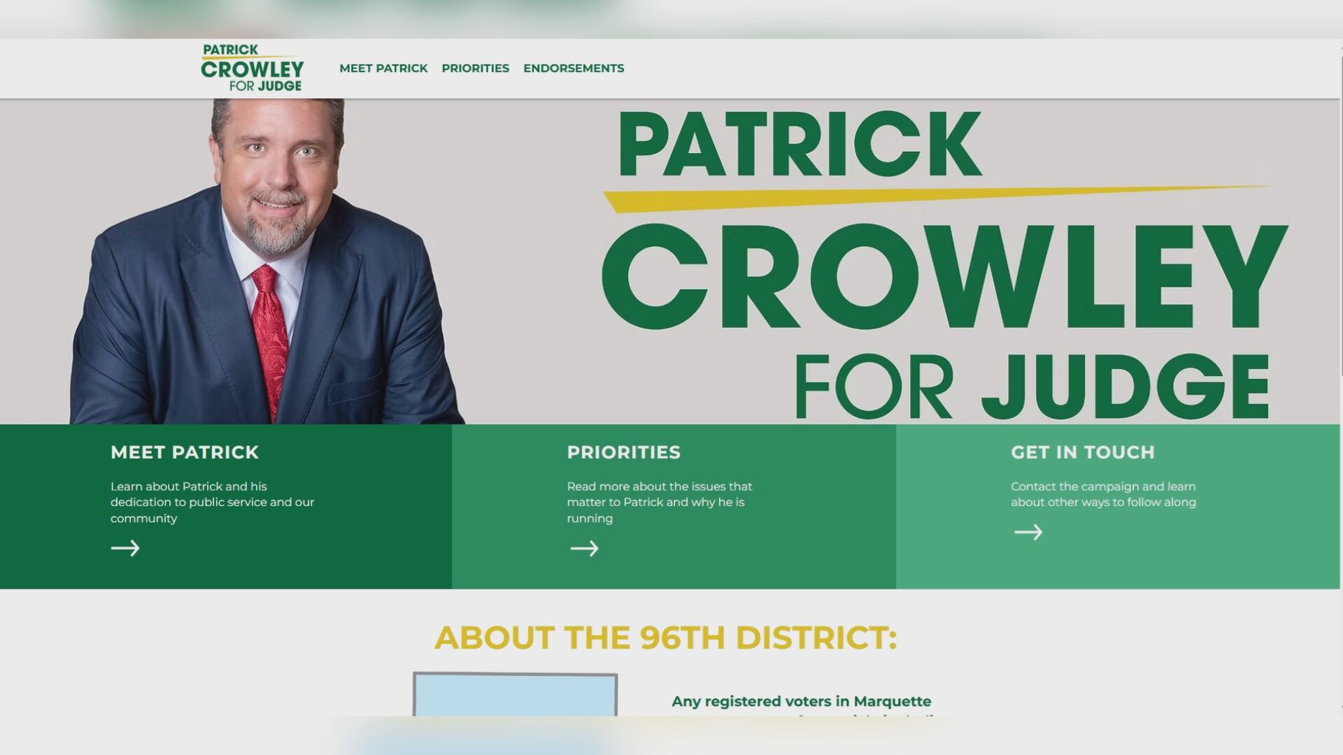 Patrick Crowley runs for 96th District Court seat
