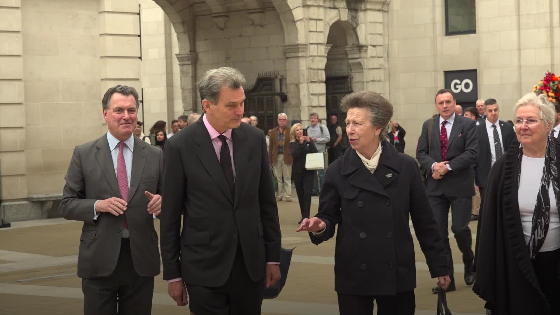 Anne visits giant inflatable gut for Microbiome and Gut Health Festival