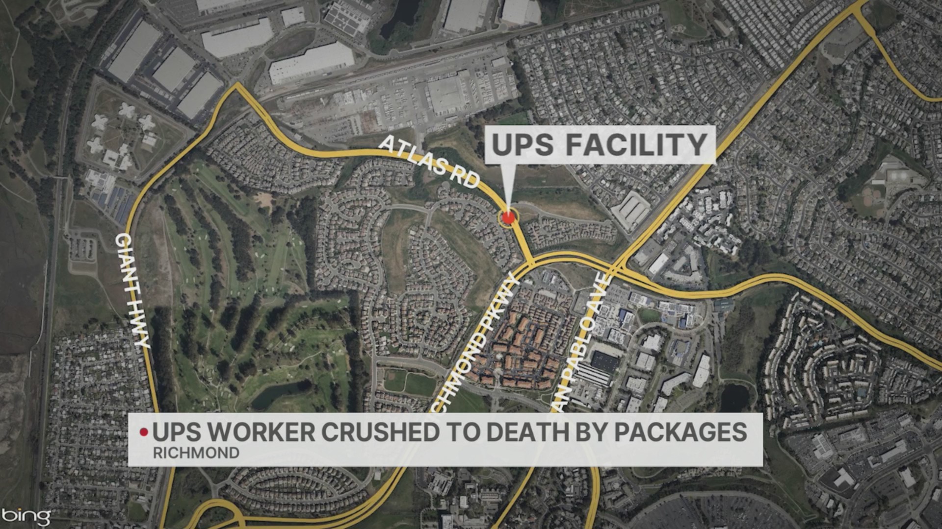 UPS worker fatally crushed by packages in Richmond(01)