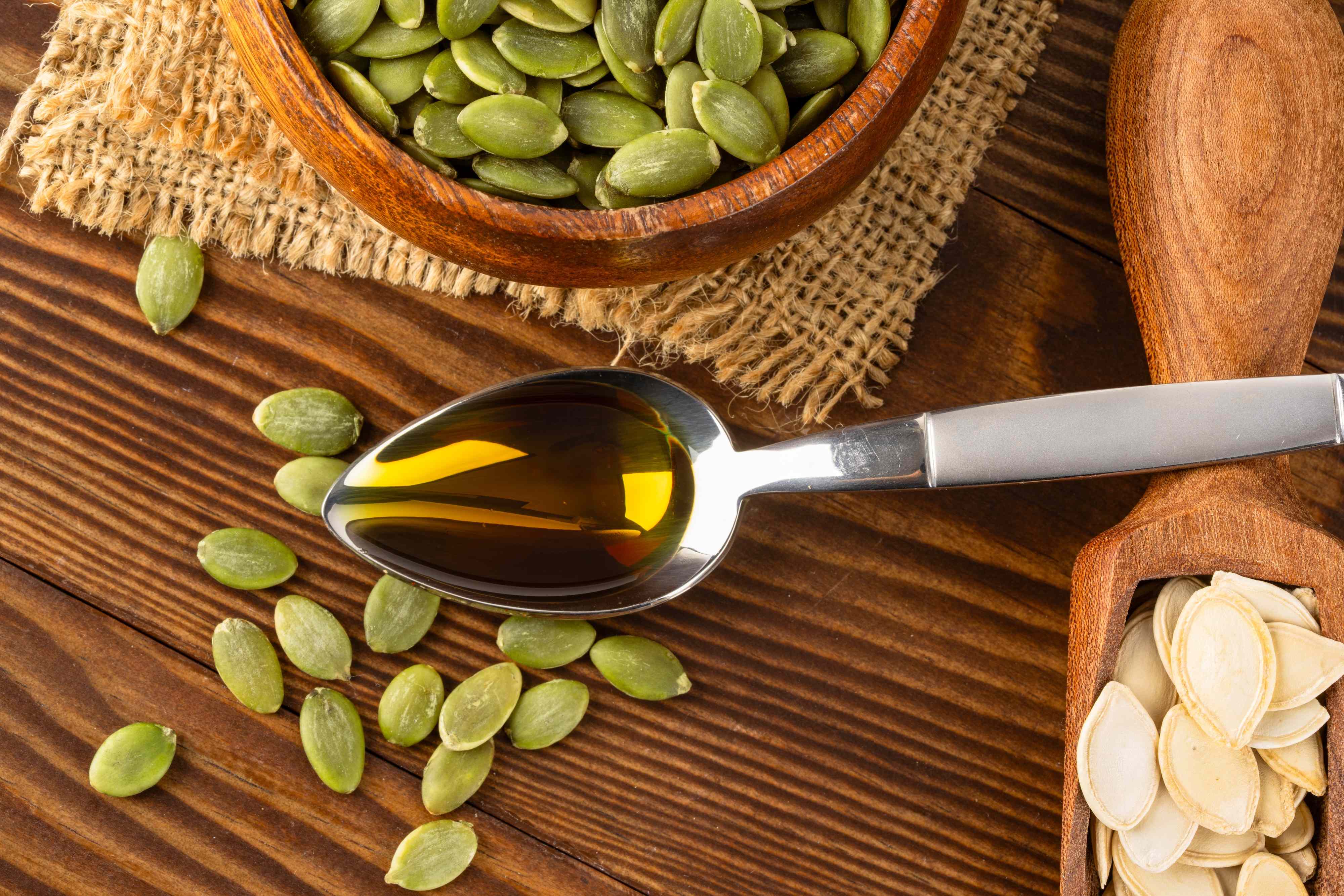 Pumpkin seed oil may help lower blood pressure.