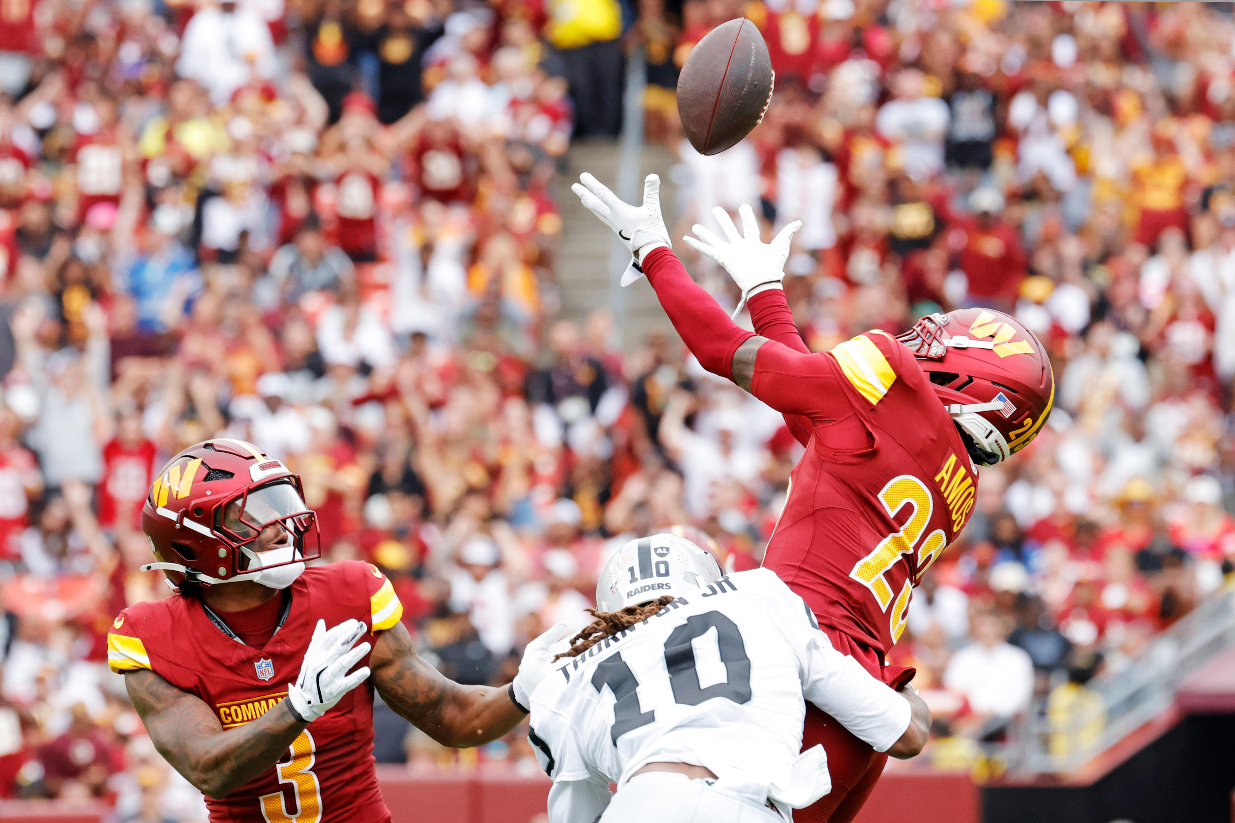 Despite chaos around him, Commanders' rookie defender is playing at an ...
