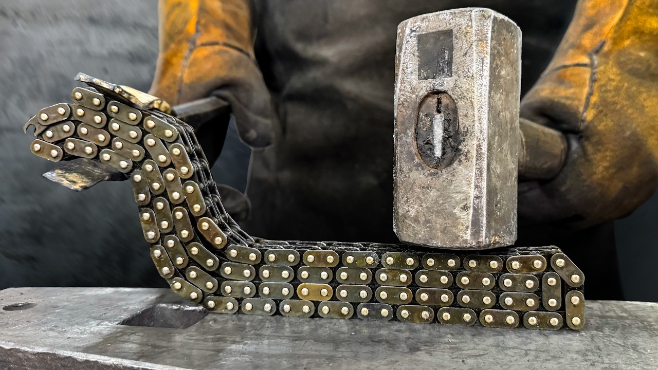 Rad car chain blacksmithing project