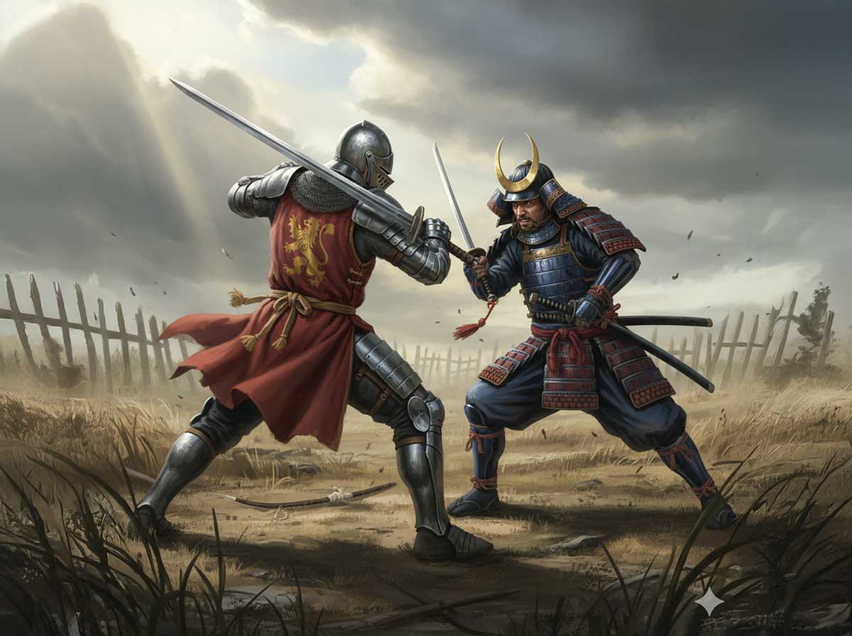 Knight vs samurai: which warrior would win in combat?
