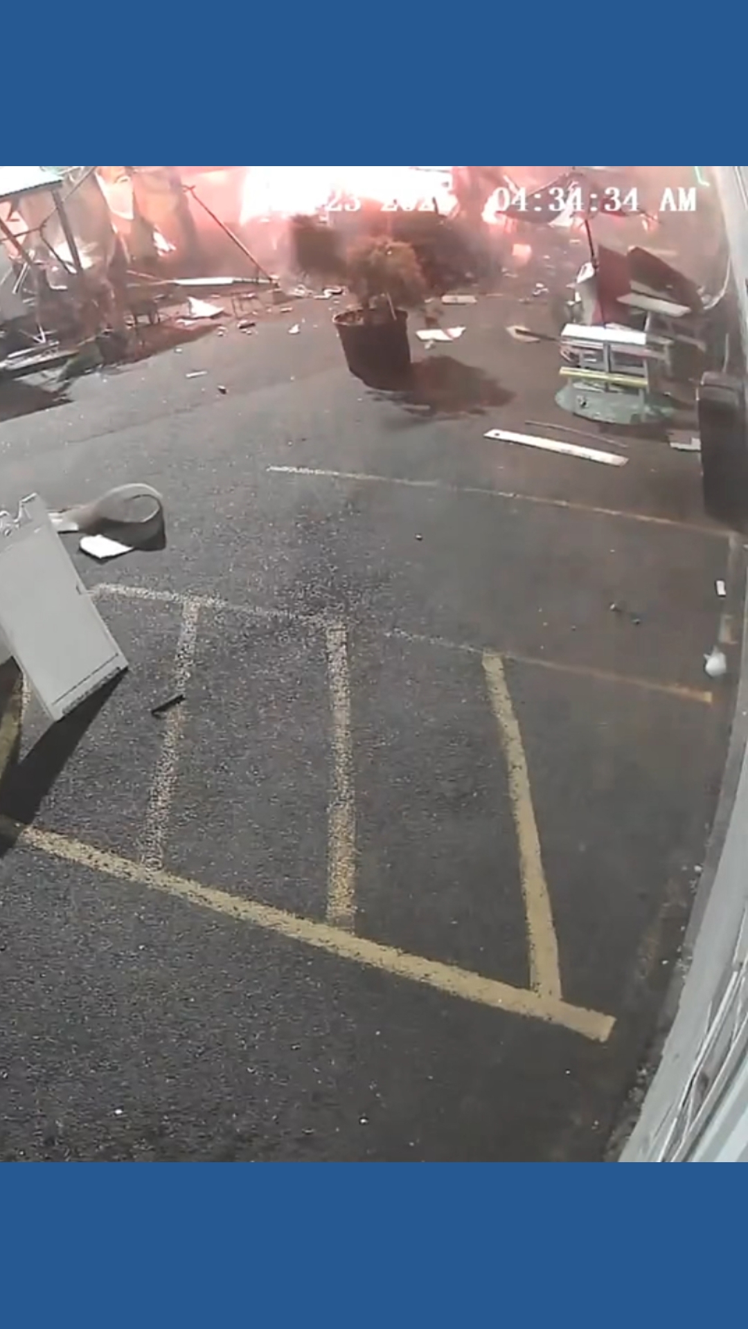 Video captures the moment a propane tank exploded at Springwater Cart Park