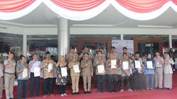 PLN Dapatkan 2 Sertifikat Aset Tanah Jalur SUTET 500 kV Ungaran-Ampel di Hari Agraria ke-65