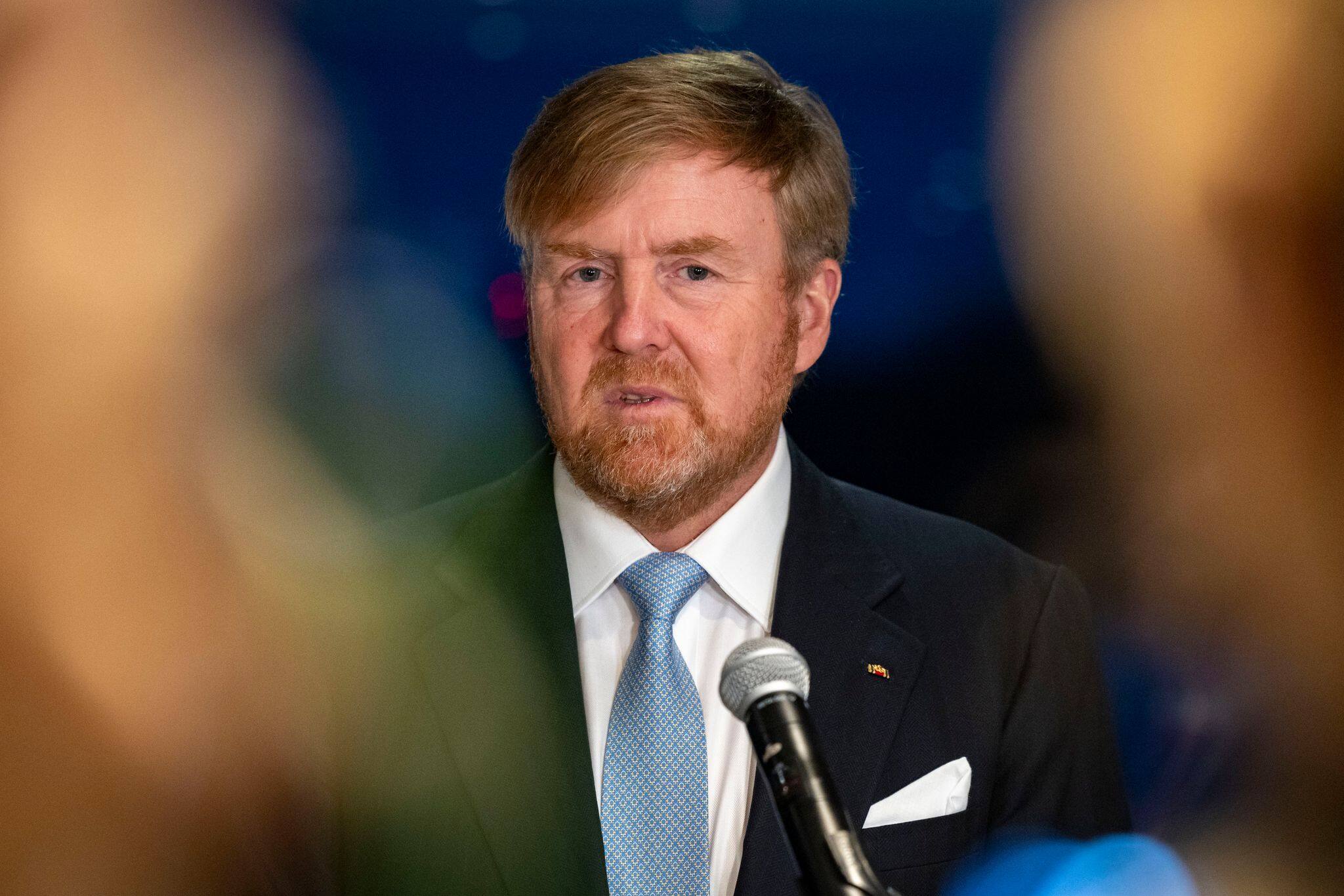 Niederländischer König Willem-Alexander besucht Münster