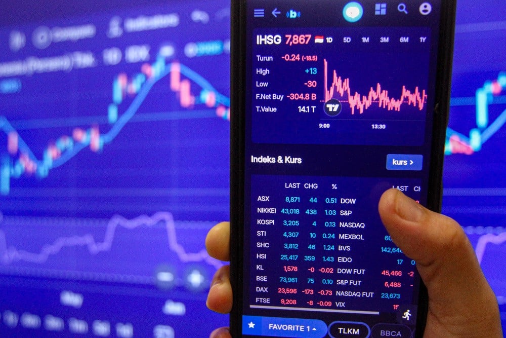 IHSG Turun 1,06%, BUMI, EMAS, ANTM Terjebak Zona Merah