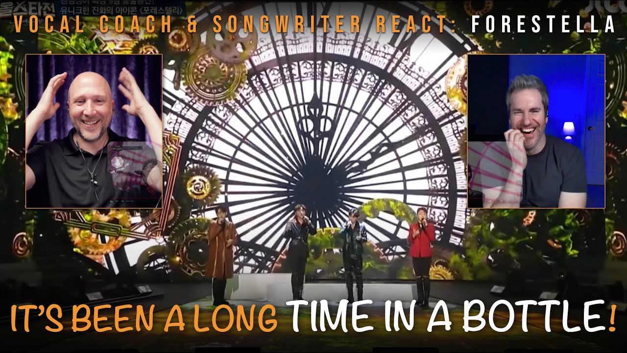 Forestella performs Time in a Bottle - first time vocal coach and ...