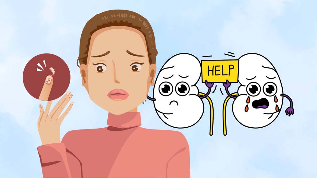 Dấu hiệu trên tay có thể cho thấy thận không khỏe