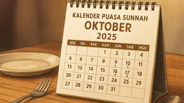 Kalender Oktober 2025,Lengkap Daftar Hari Penting dan Jadwal Puasa
