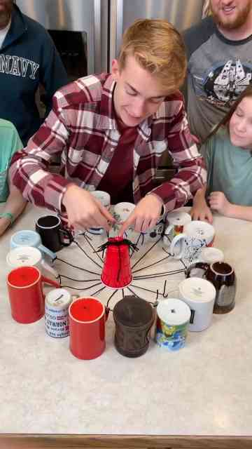 The Mug String Pull Game – Hilarious Challenge for Everyone