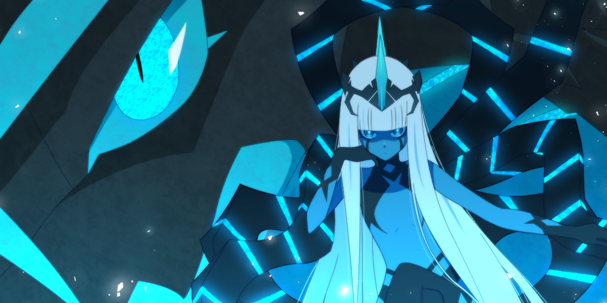 klaxosaur princess in Darling in the Franxx