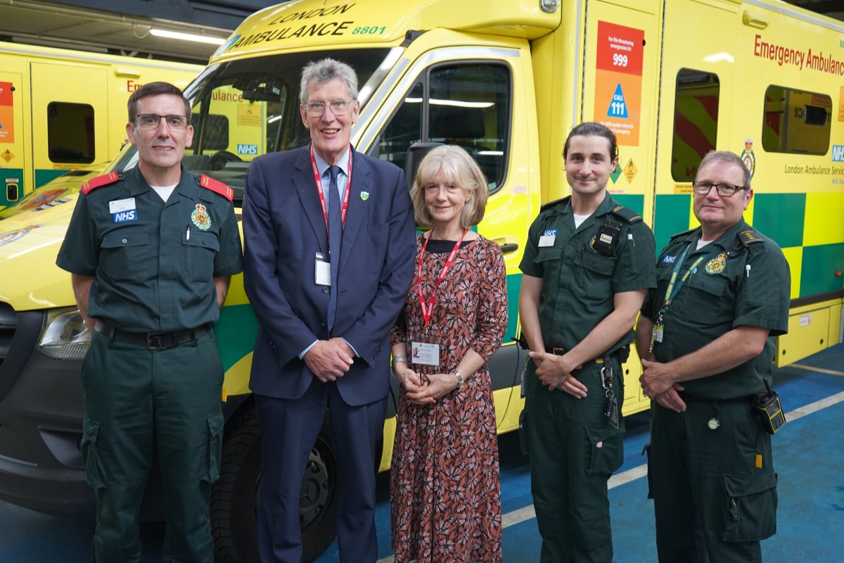 'I am the luckiest man' King's aide hails paramedics who saved his
