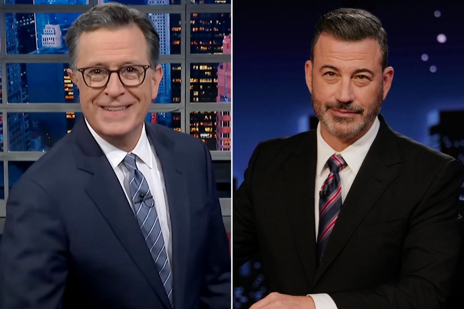 Stephen Colbert Says He's 'So Proud' of Jimmy Kimmel and His Emotional  Monologue About 'Free Speech and Unity'