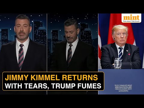 Jimmy Kimmel Is BACK With A Tearful Message On Charlie Kirk, Trump